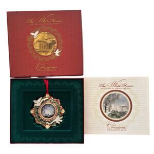 Christmas Ornament The White House Historical Association 2013 Wilson Peace